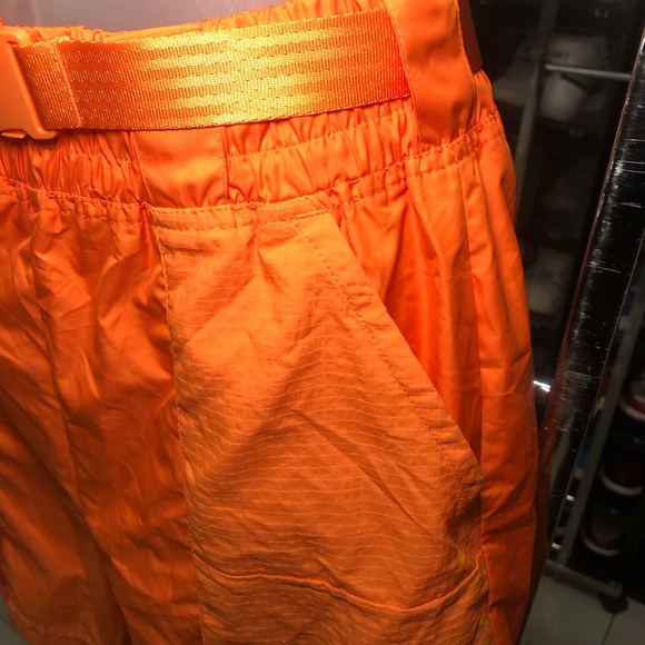 NWT NIKE SPORTSWEAR SWOOSH WOVEN SHORTS (Alpha Orange) - Picture 7 of 8